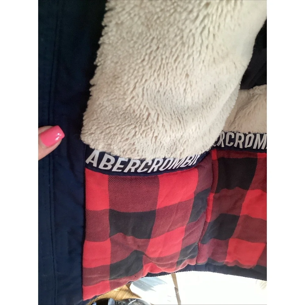 ABERCROMBIE KIDS BLUE BOYS WINTER COAT SIZE 9-10 Preowned‎